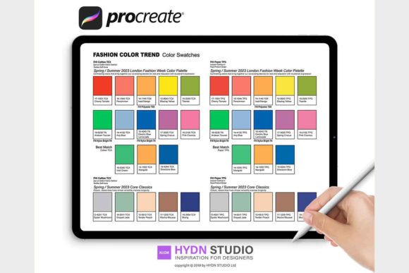2023 S/S Fashion Trend Color Swatches 02: Your Design Toolkit
