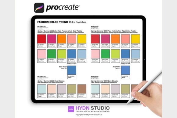 2023 S/S Fashion Trend Color Swatches: Your Design Toolkit