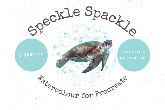 Bring Organic Texture to Your Work with Procreate Speckle Watercolour Brushes