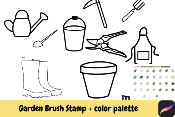 Bring Your Garden to Life with Procreate Stamp Brushes