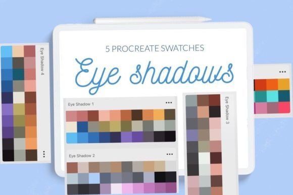 Elevate Your Digital Canvas with the Eye Shadows Color Palette