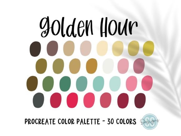 Golden Hour Procreate Color Palette: Capture Warmth in Your Art