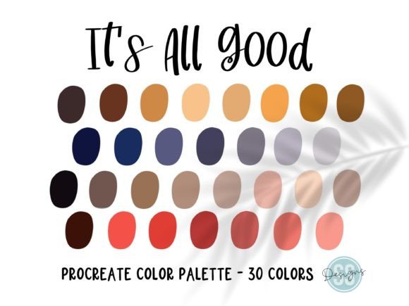 It's All Good Procreate Color Palette: Your Next Creative Asset