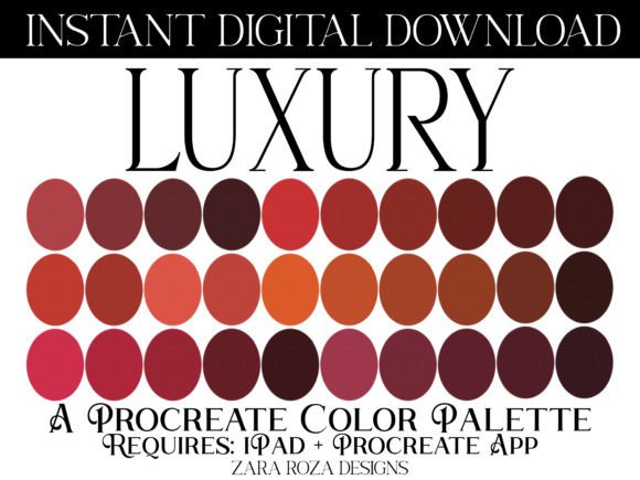 Luxury Procreate Color Palette: A Designer's Secret Weapon