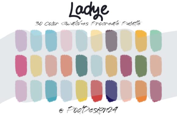 Procreate Color Palette Ladye: Your Creative Color Shortcut