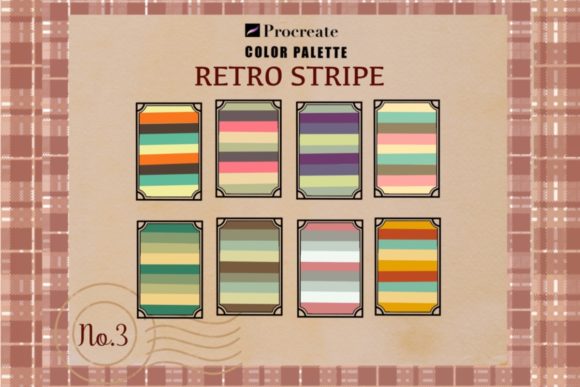 Retro Color Palette Procreate No.3: Your Design Shortcut