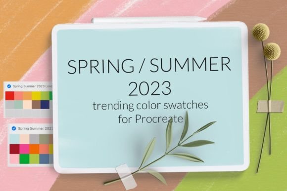 Spring Summer 2023 Color Palette: Procreate Trends Guide