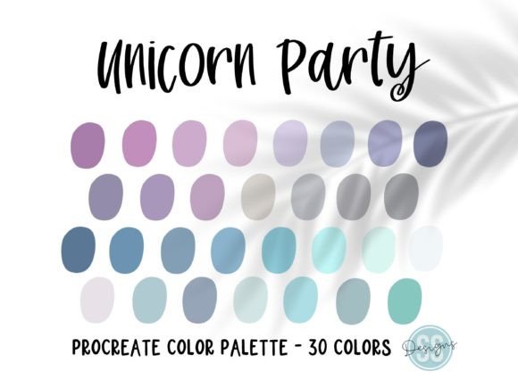 Unicorn Party Procreate Color Palette: A Magical Color Story