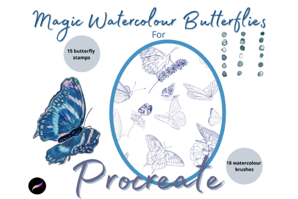 Unleashing Digital Creativity with Magic Watercolour Butterflies