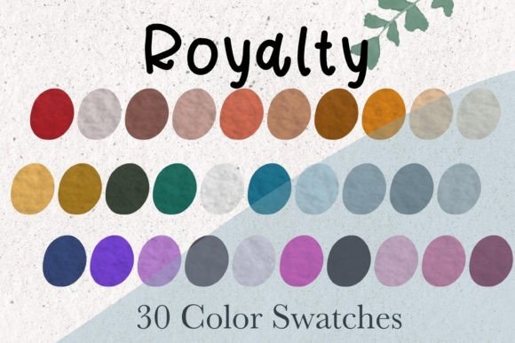 Unlock Royal Elegance with 30 Royalty Color Swatches