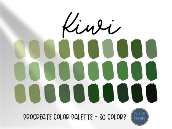 Unlock Your Creativity with the Kiwi Procreate Color Palette