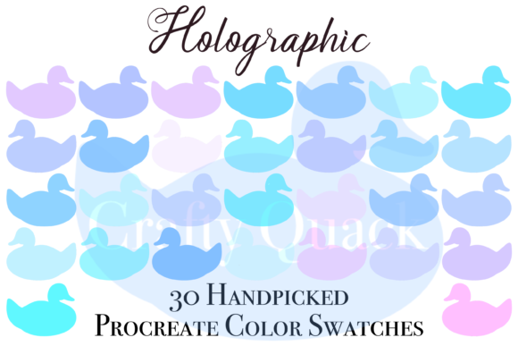 Unlocking Iridescent Creativity with the Holographic Procreate Color Palette