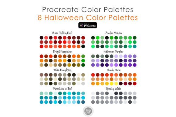 Unlocking the Halloween Spirit: A Deep Dive into the Procreate Color Palette Bundle