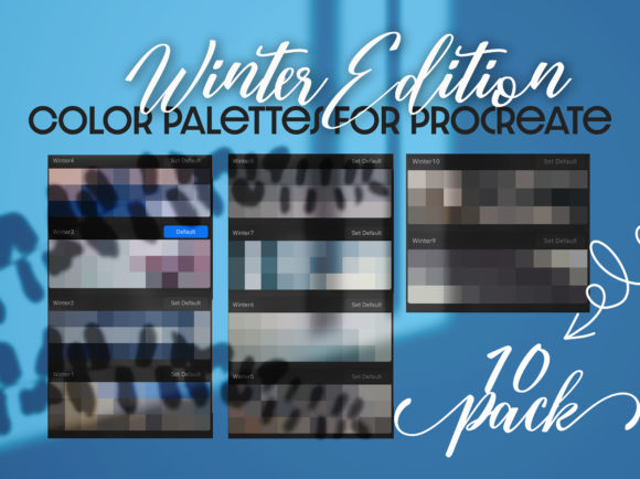 Winter Color Palette for Procreate 10 Pa: A Designer's Guide